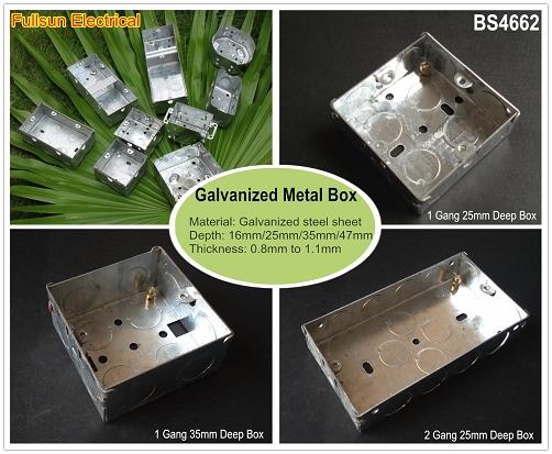 Two Gang Electrical Back Box Depth