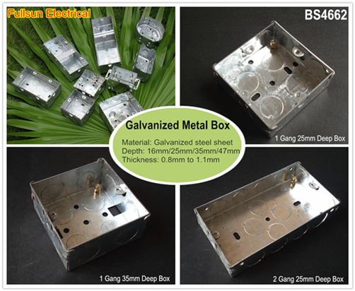 2 Gang Metal Box