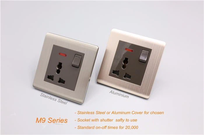 13A Multi Switched Socket With Neon