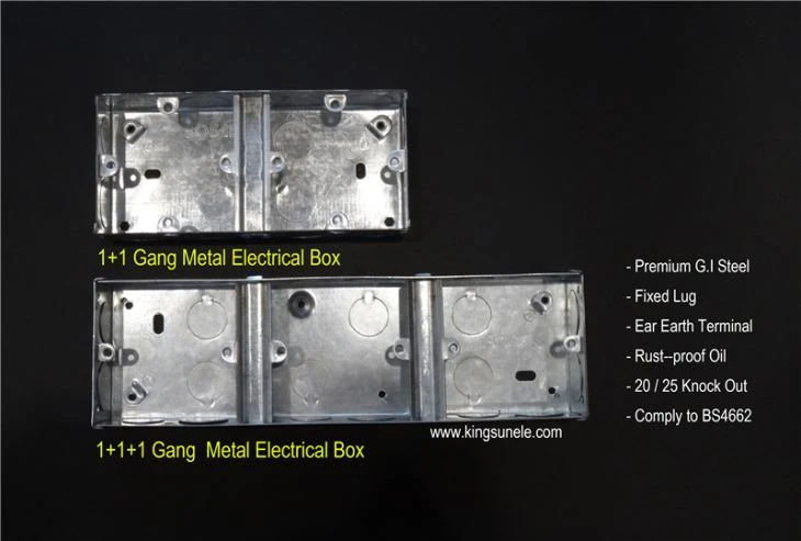 Metal Box 2 Gang