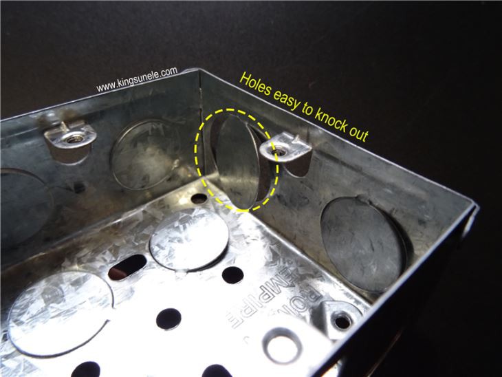 One Gang Knockout Electrical Box